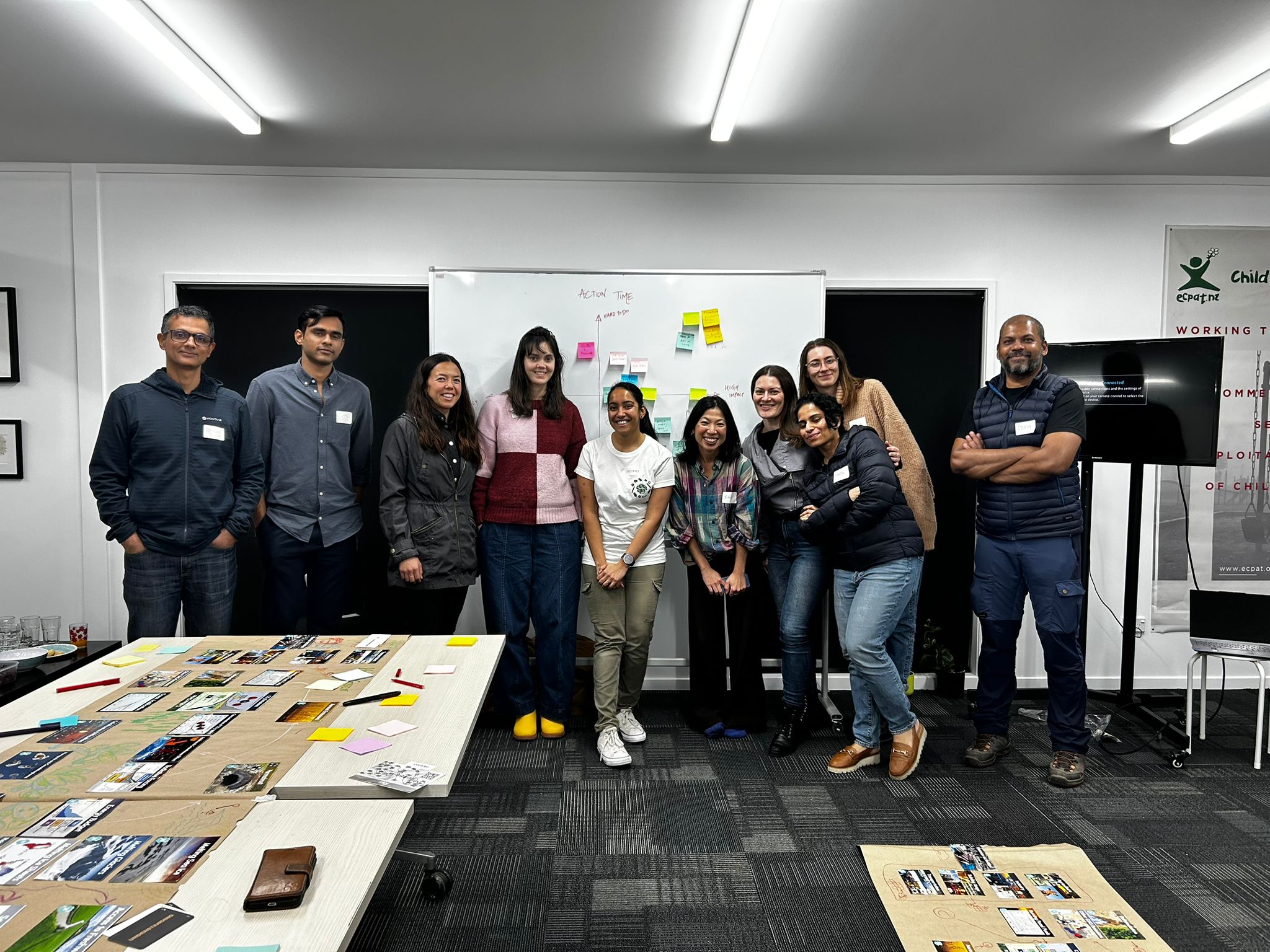 event hosted at Mt Eden ECPAT NZ space climate fresk at mt eden ECPAT NZ space